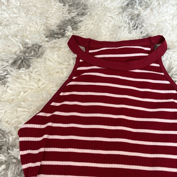 Red Striped Mini Dress - Picture 3 of 7